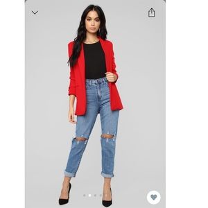 BNWT RED BLAZER
